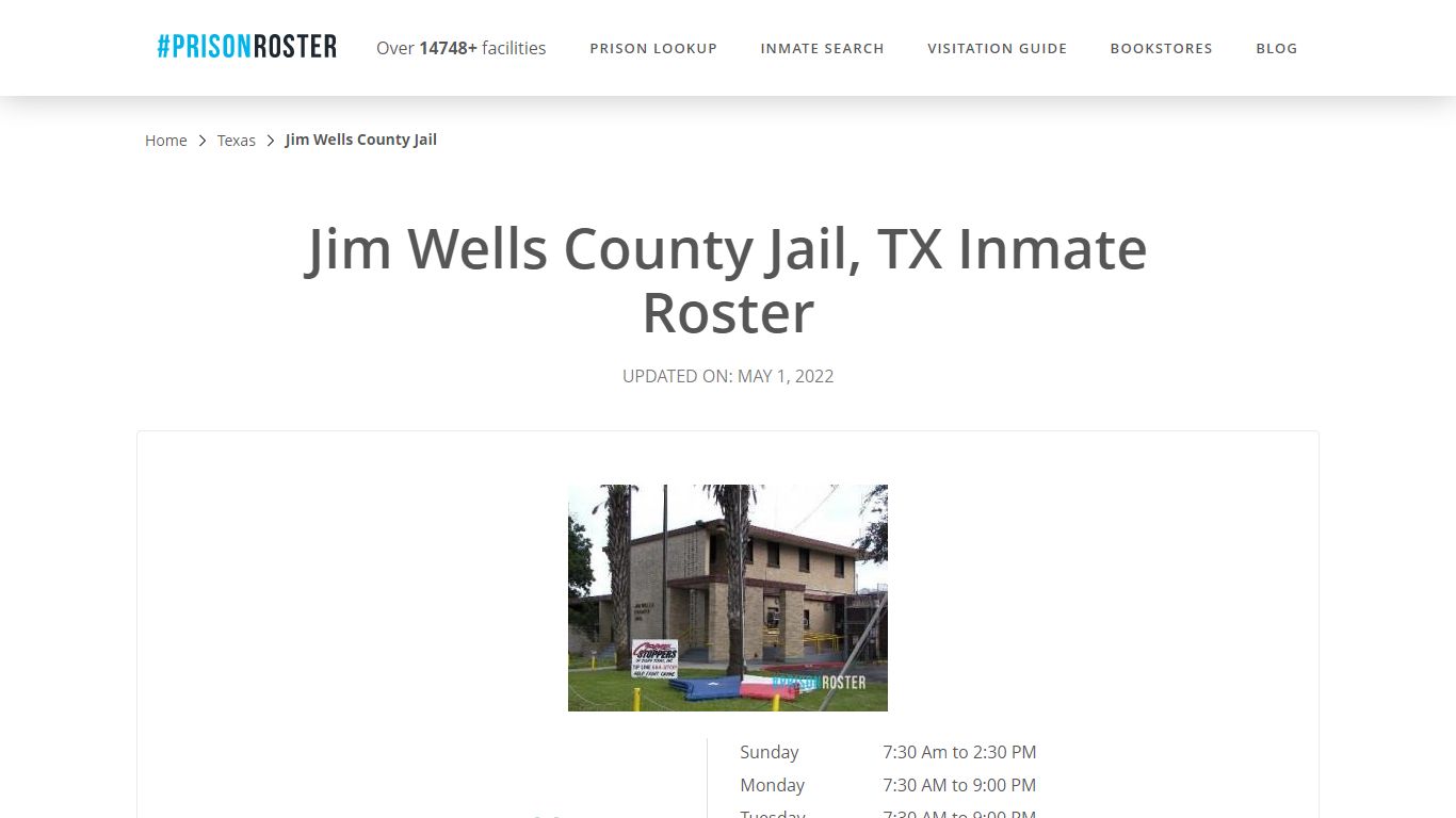 Jim Wells County Jail, TX Inmate Roster